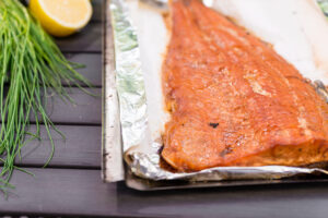 savustettu lohifilee