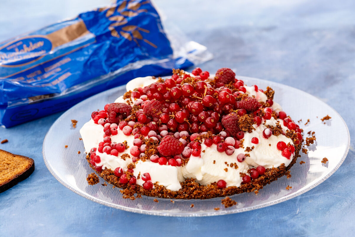 Herukkainen jäätelökakku