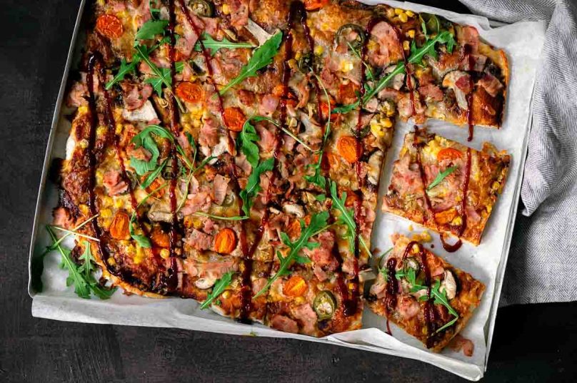 Kanapekoni-pizza