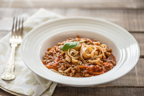 gluteeniton pasta bolognese