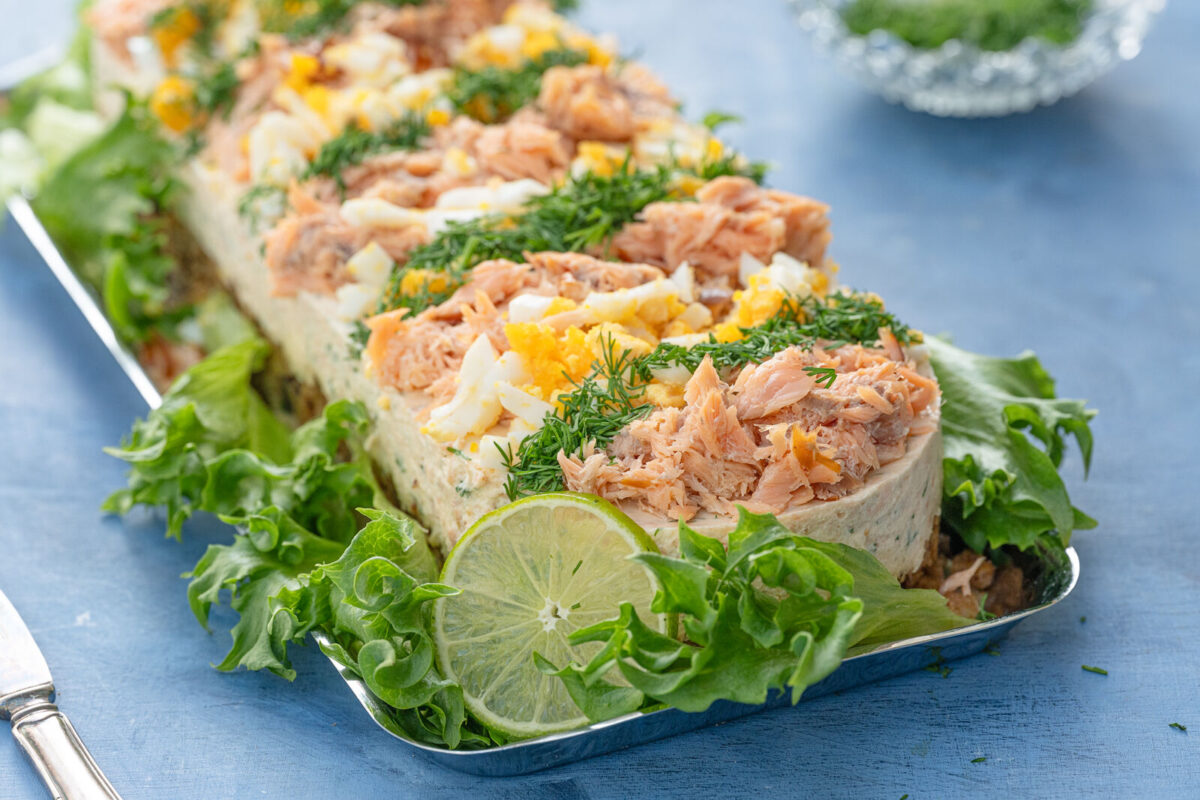 hyydytetty savulohivoileipäkakku