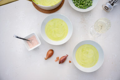 Crème ninon eli ranskalainen hernesosekeitto