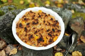 hedelmä-kaurapaistos