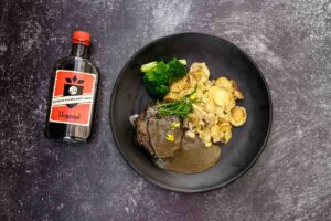 salmiakki-valkosipuliperunat