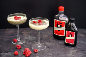 Salmiakki-vaniljakerroskiisseli