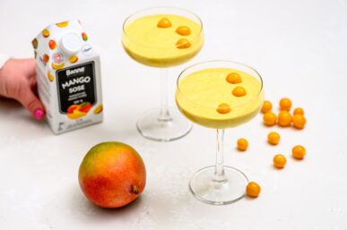 Hedelmä-kaurasmoothie