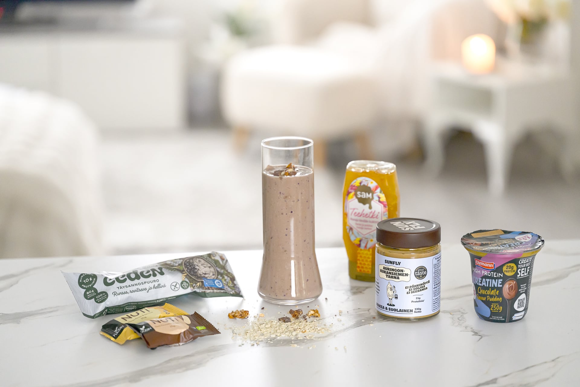 Kaurainen suklaasmoothie