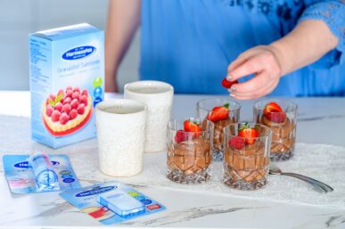 täyteläinen suklaamousse